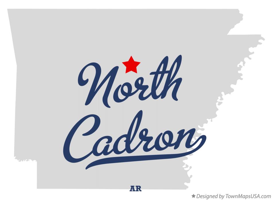 Map of North Cadron Arkansas AR