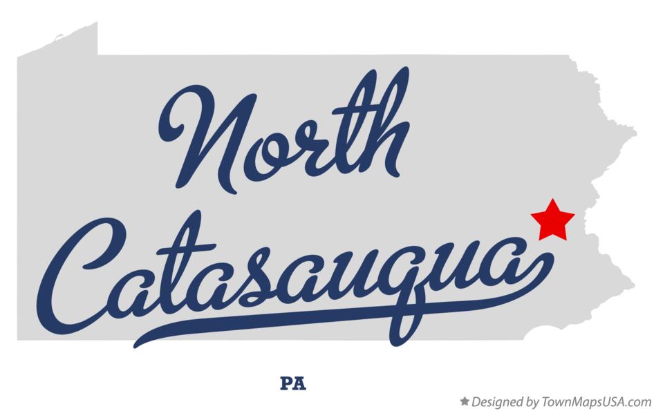 Map of North Catasauqua Pennsylvania PA