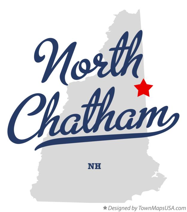 Map of North Chatham New Hampshire NH