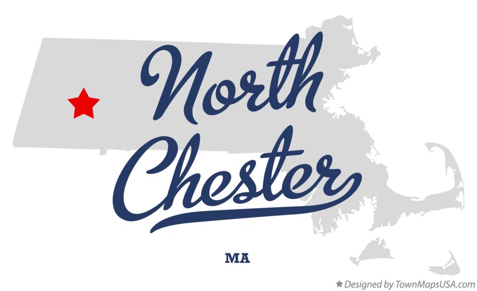 Map of North Chester Massachusetts MA