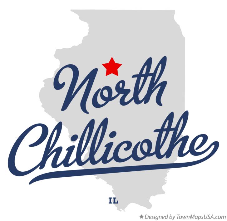 Map of North Chillicothe Illinois IL