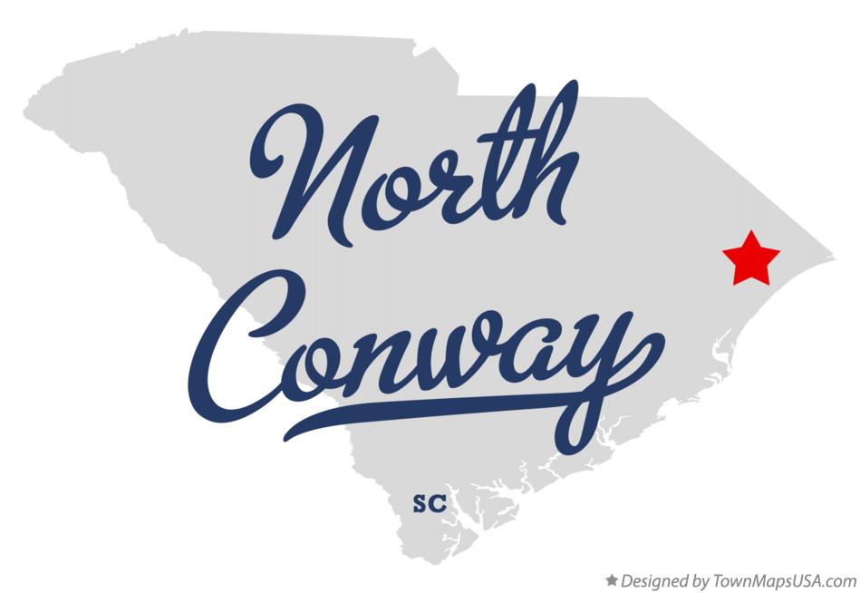 Map of North Conway South Carolina SC