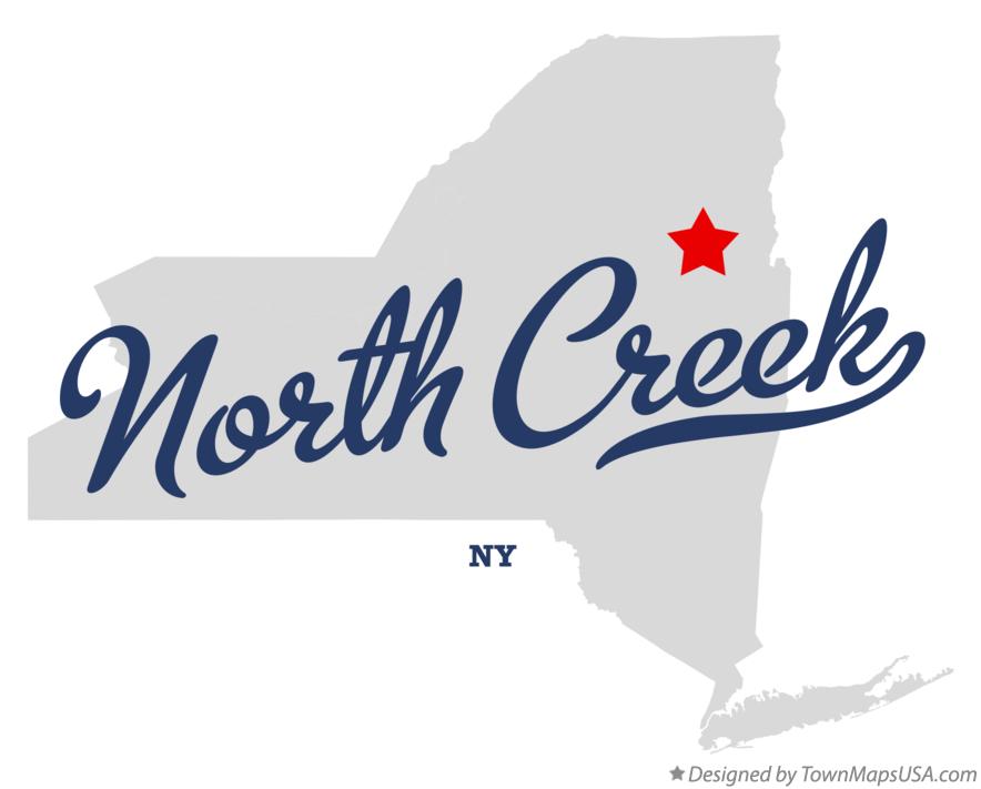Map of North Creek New York NY