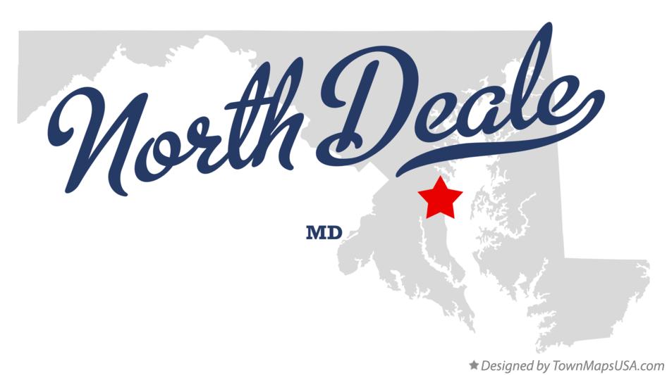 Map of North Deale Maryland MD