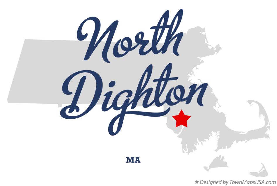 Map of North Dighton Massachusetts MA