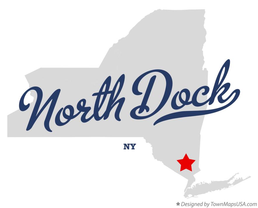 Map of North Dock New York NY