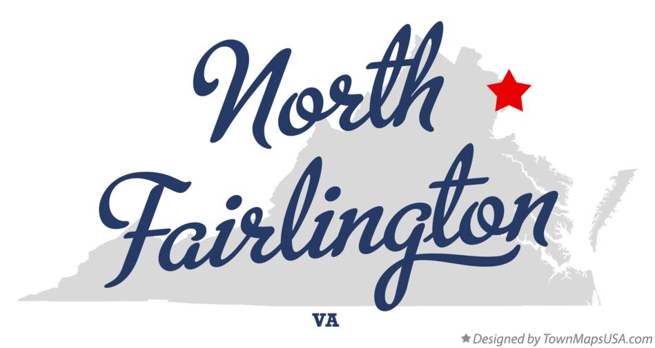 Map of North Fairlington Virginia VA