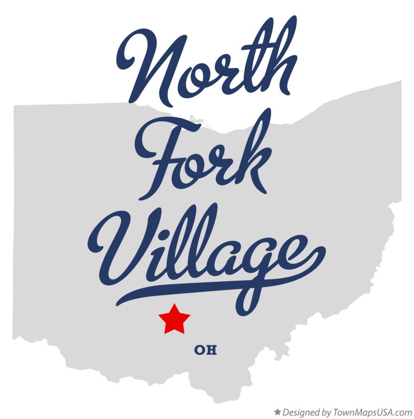 Map of North Fork Village Ohio OH