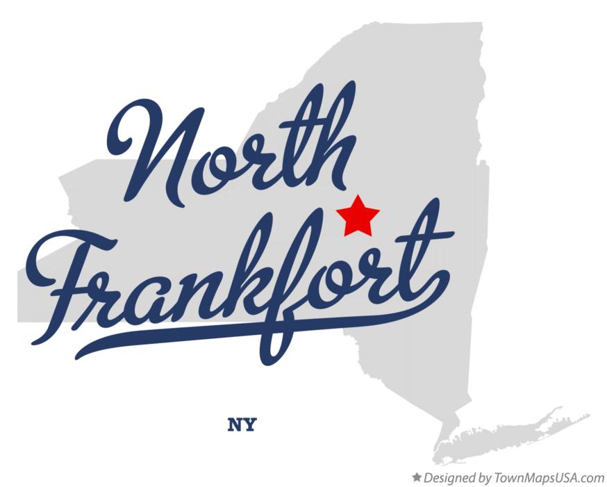 Map of North Frankfort New York NY