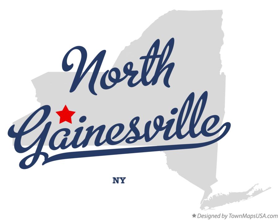 Map of North Gainesville New York NY