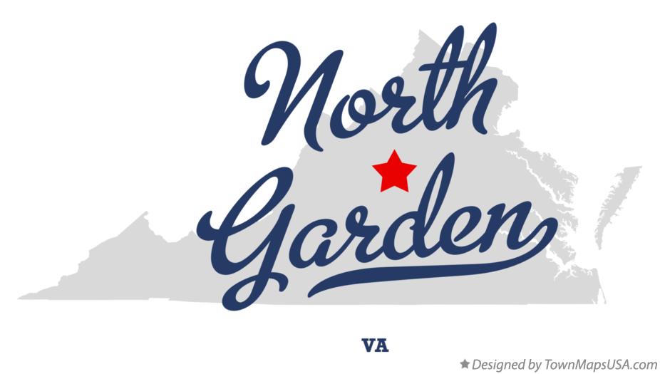 Map of North Garden Virginia VA