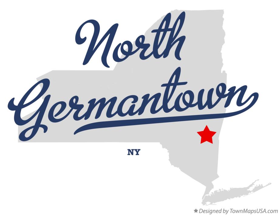 Map of North Germantown New York NY