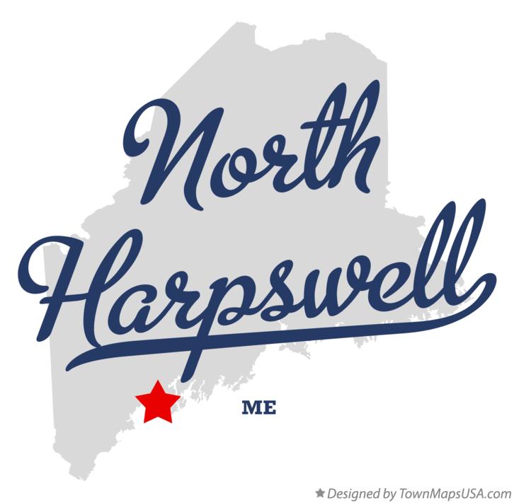 Map of North Harpswell Maine ME