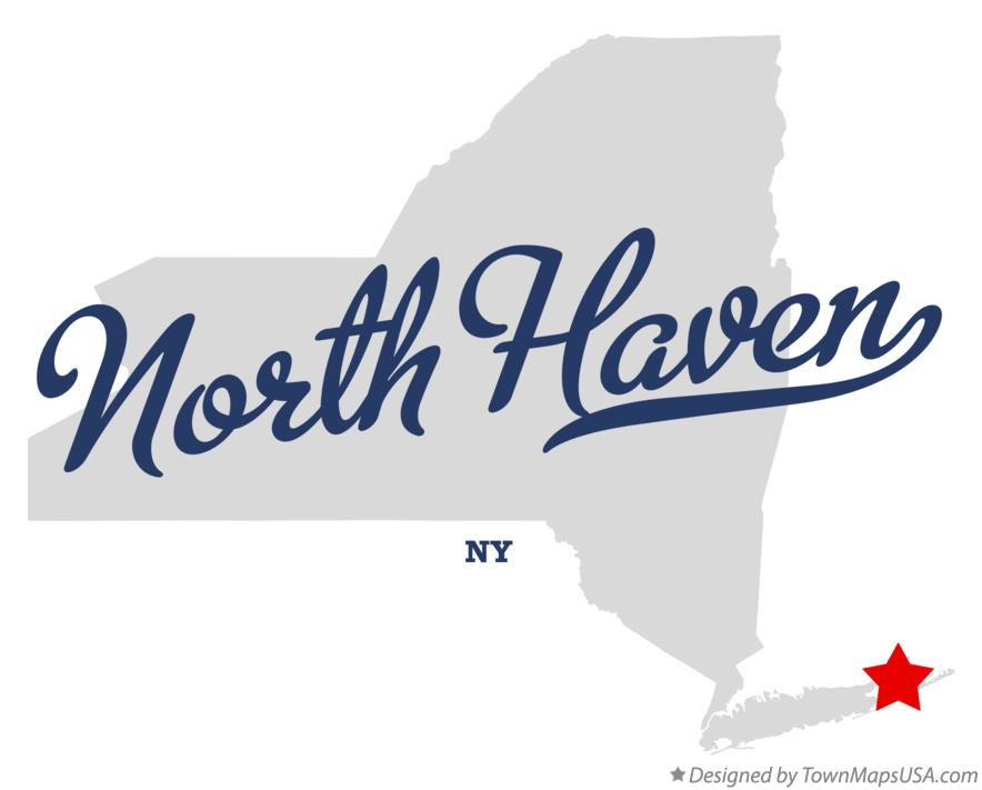 Map of North Haven New York NY