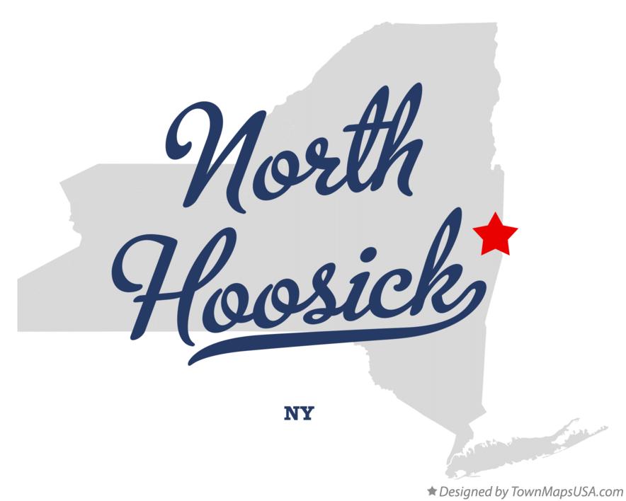 Map of North Hoosick New York NY