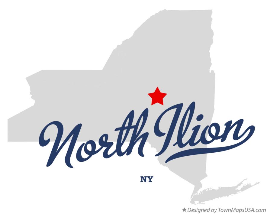 Map of North Ilion New York NY