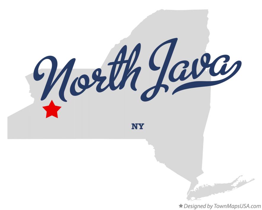 Map of North Java New York NY