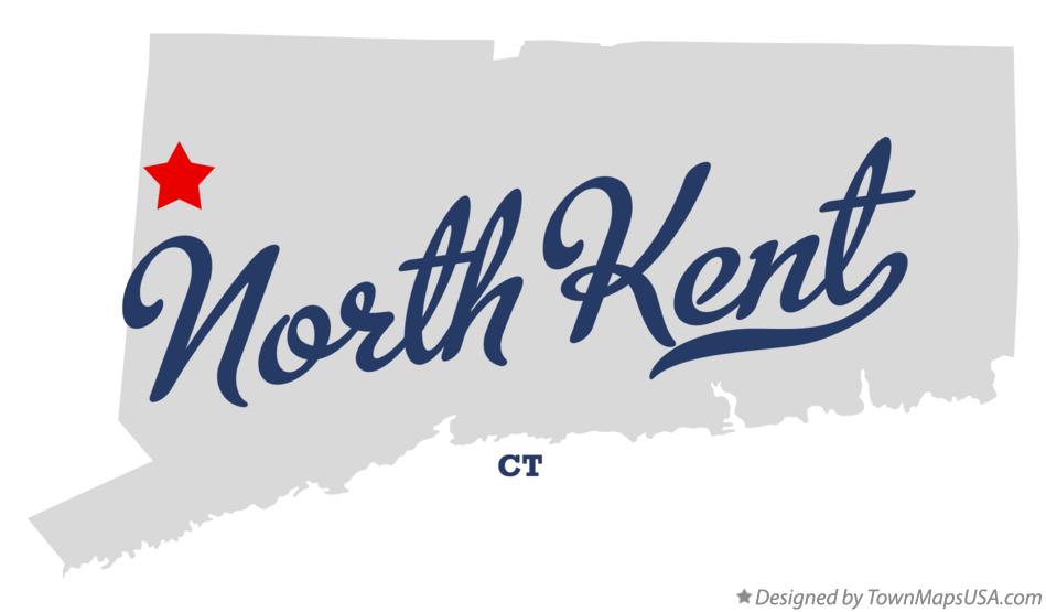Map of North Kent Connecticut CT