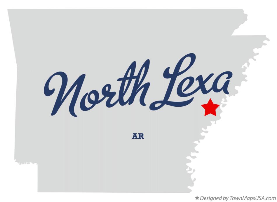 Map of North Lexa Arkansas AR