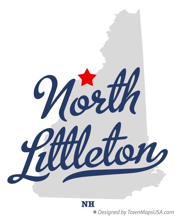 Map of North Littleton New Hampshire NH