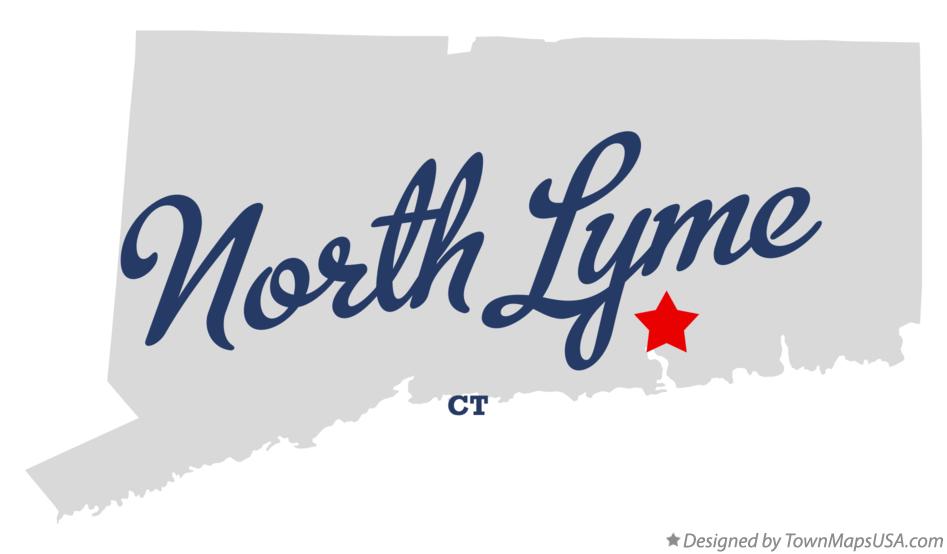 Map of North Lyme Connecticut CT