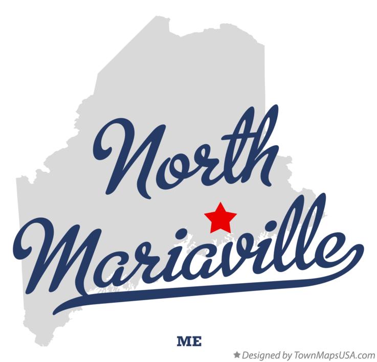 Map of North Mariaville Maine ME