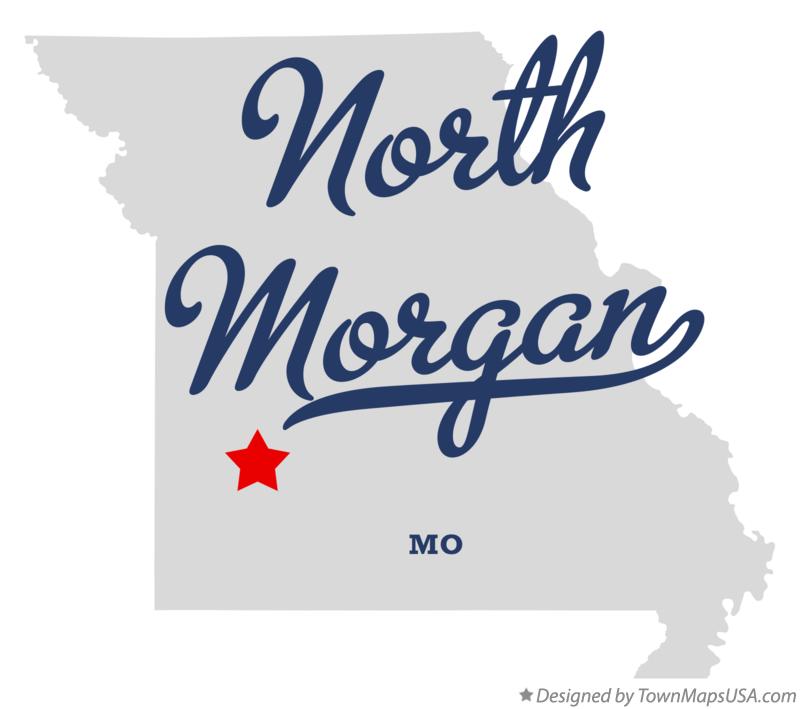 Map of North Morgan Missouri MO