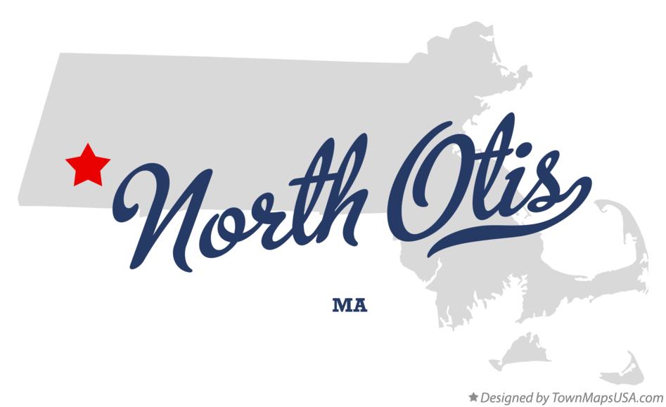 Map of North Otis Massachusetts MA
