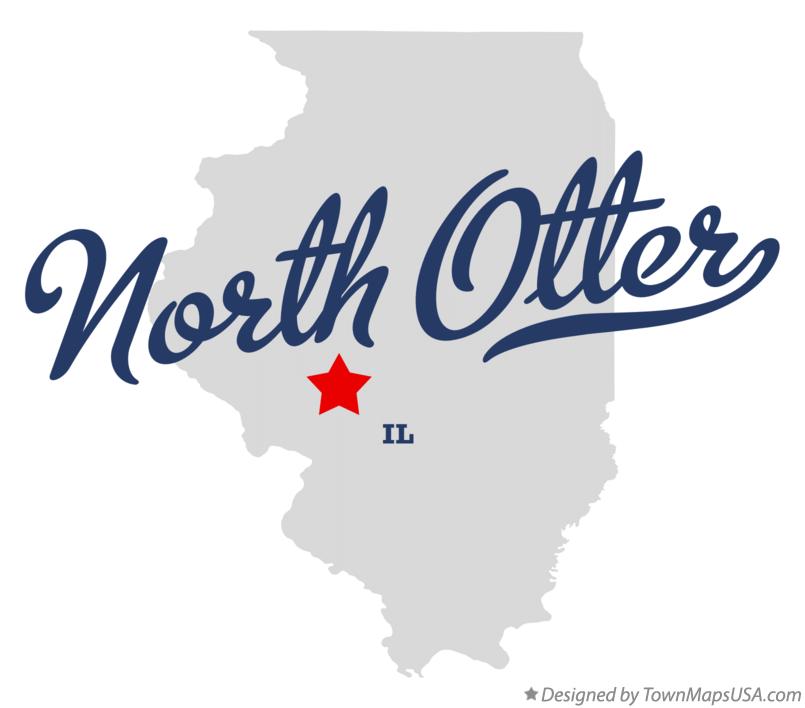 Map of North Otter Illinois IL