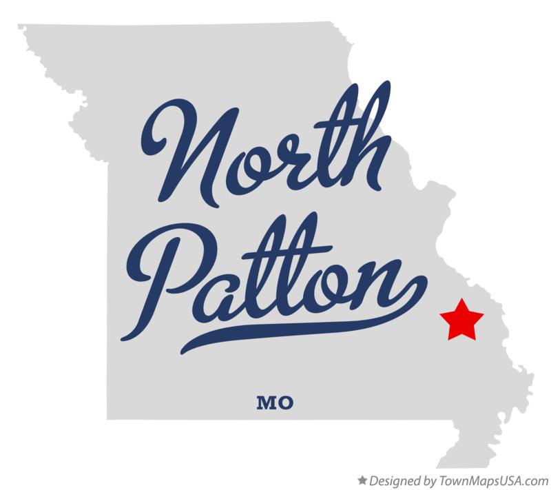 Map of North Patton Missouri MO