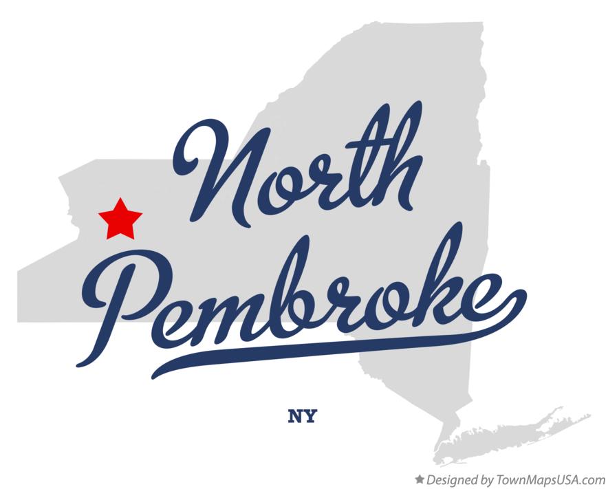 Map of North Pembroke New York NY