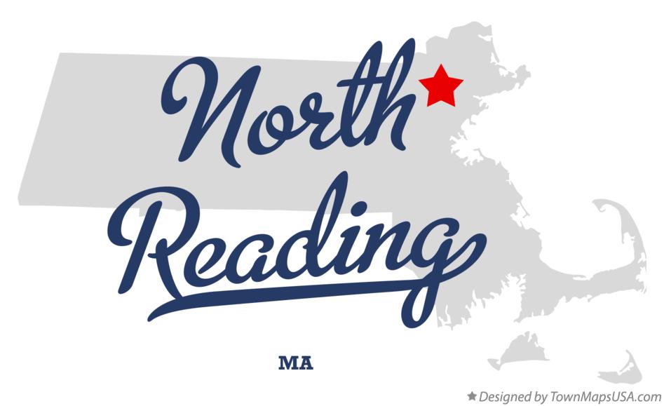Map of North Reading Massachusetts MA