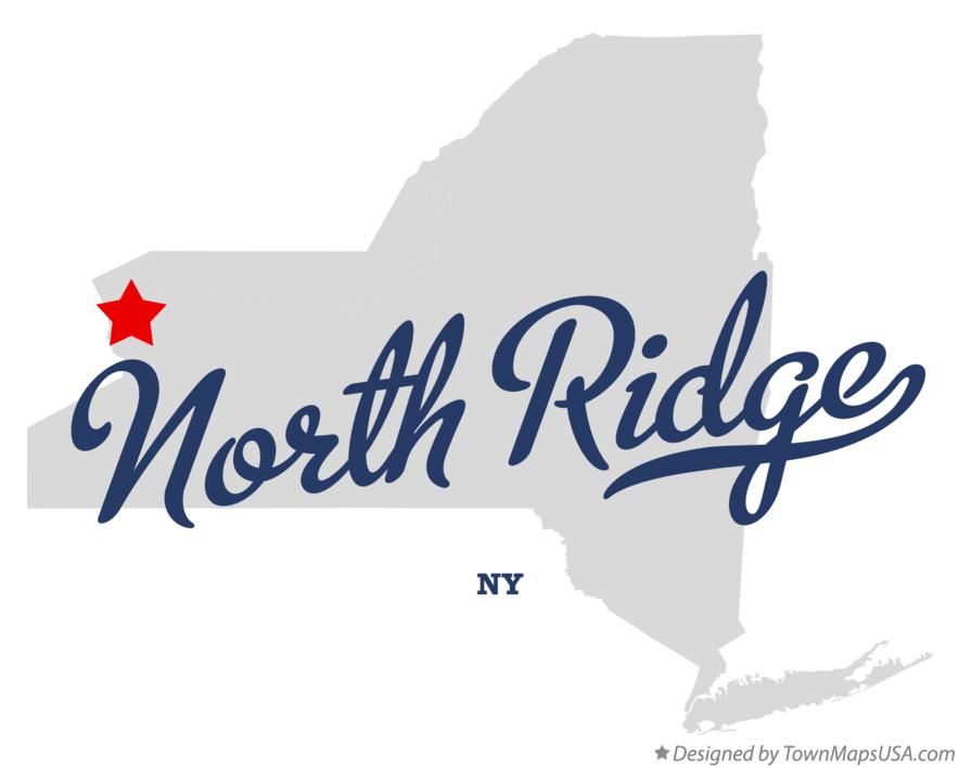 Map of North Ridge New York NY