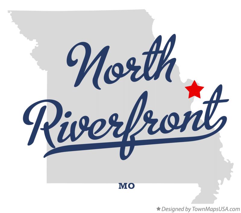Map of North Riverfront Missouri MO