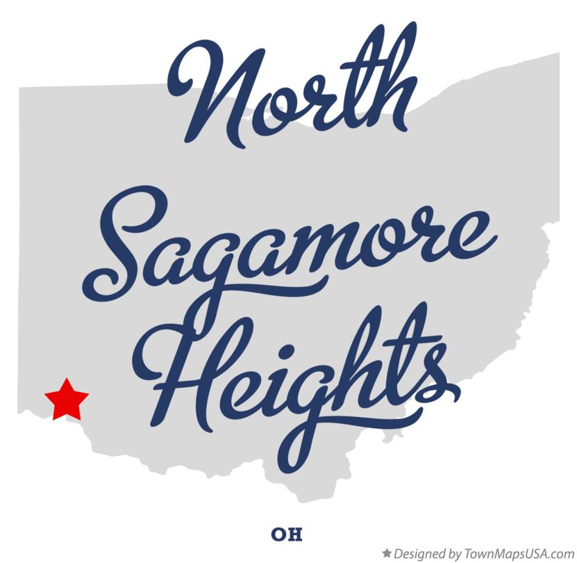 Map of North Sagamore Heights Ohio OH