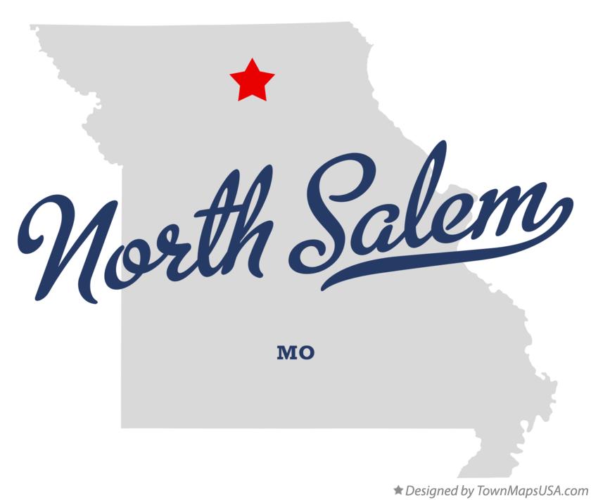 Map of North Salem Missouri MO