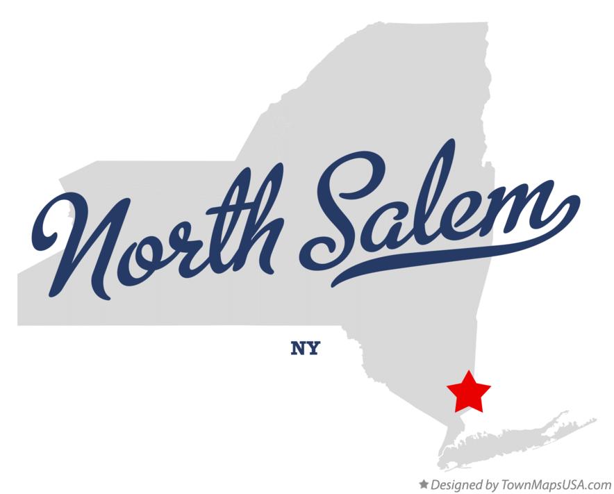 Map of North Salem New York NY