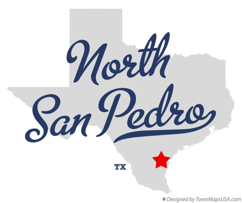 Map of North San Pedro Texas TX