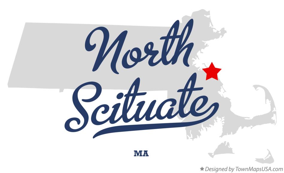 Map of North Scituate Massachusetts MA