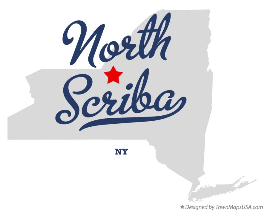 Map of North Scriba New York NY