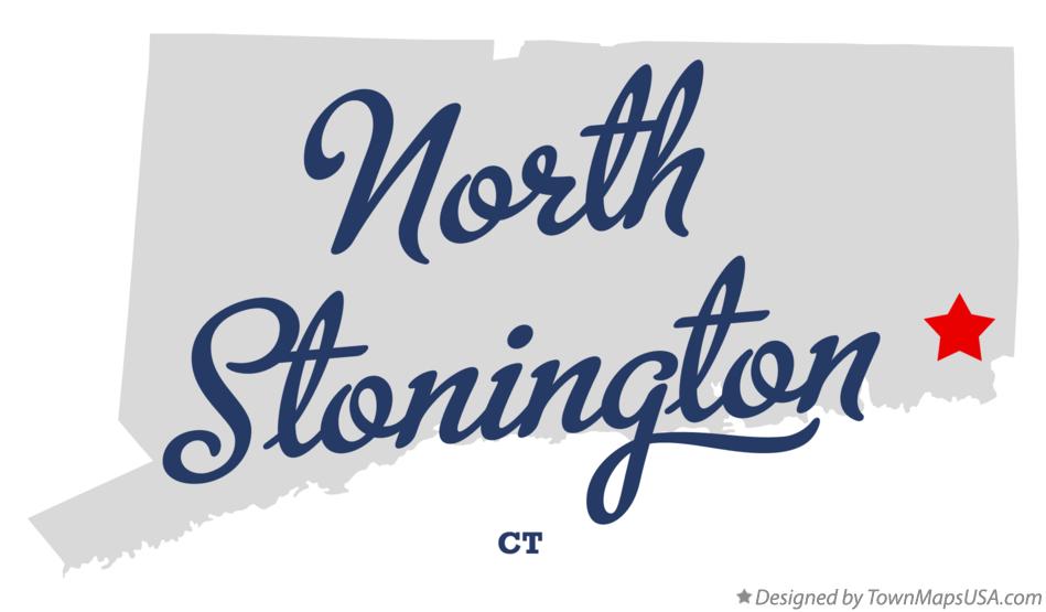 Map of North Stonington Connecticut CT