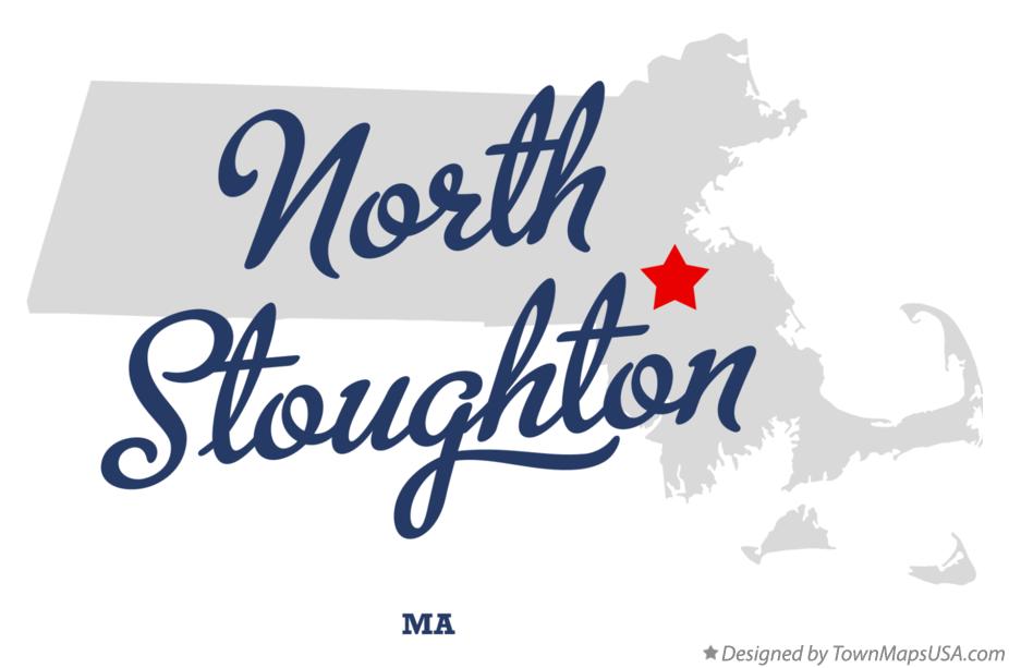 Map of North Stoughton Massachusetts MA