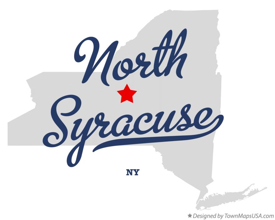 Map of North Syracuse New York NY