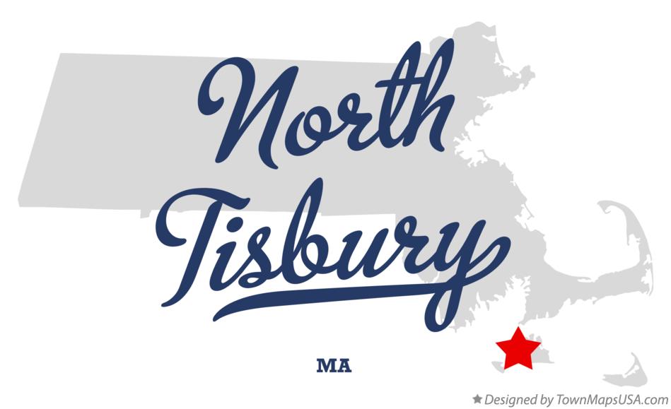 Map of North Tisbury Massachusetts MA