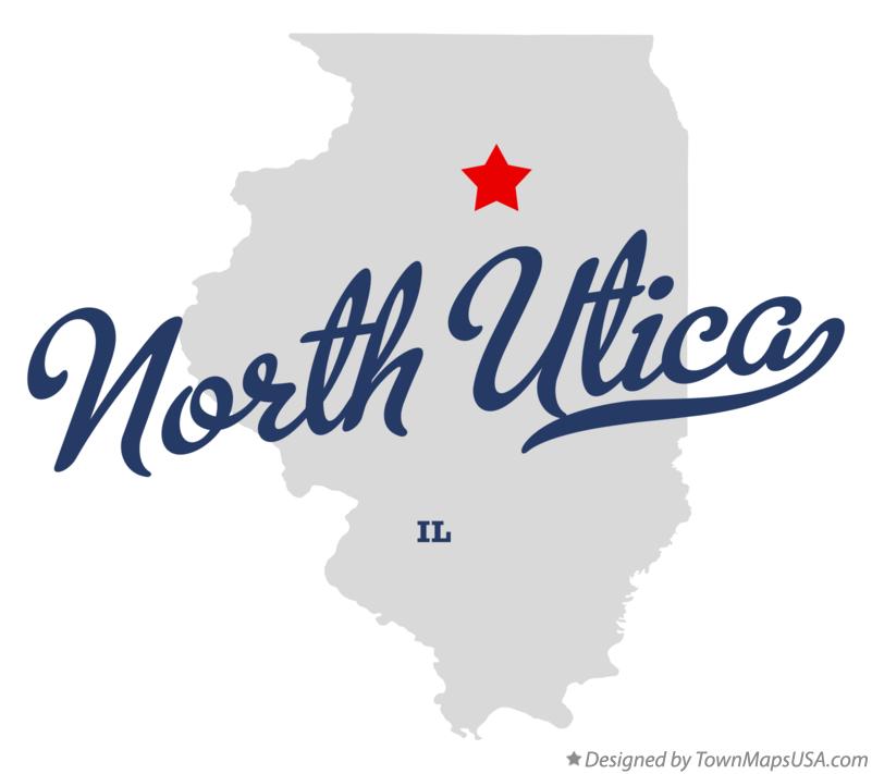 Map of North Utica Illinois IL