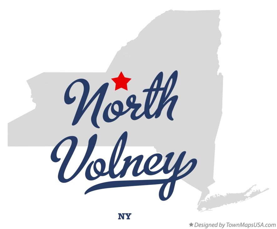 Map of North Volney New York NY