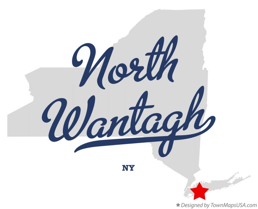 Map of North Wantagh New York NY