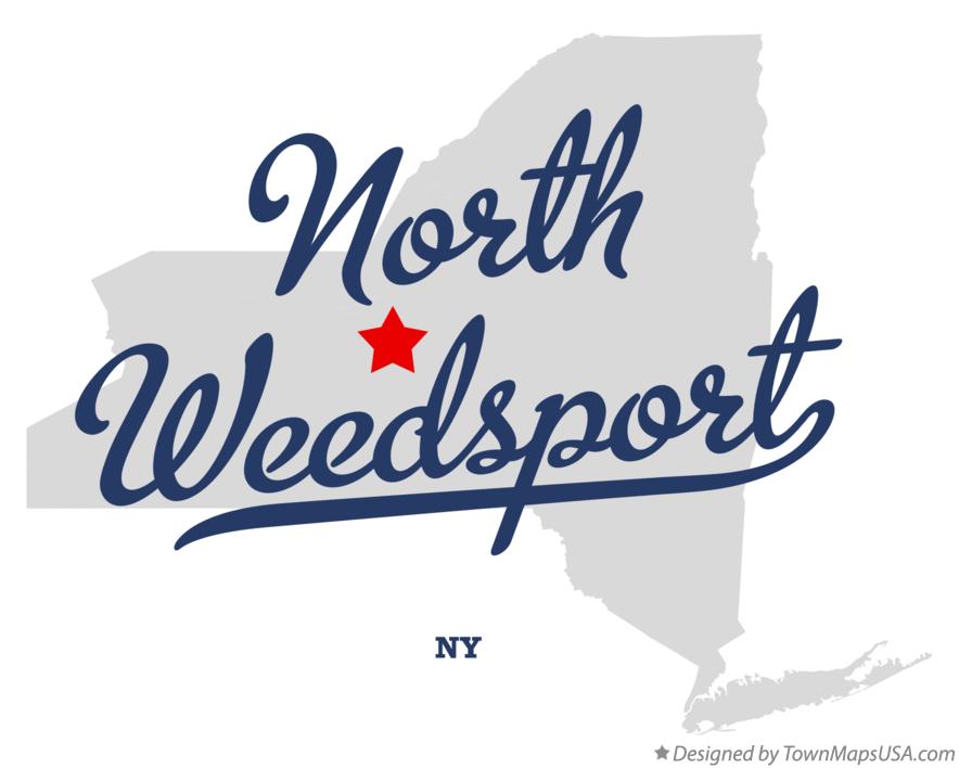 Map of North Weedsport New York NY