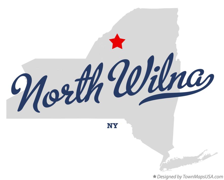 Map of North Wilna New York NY