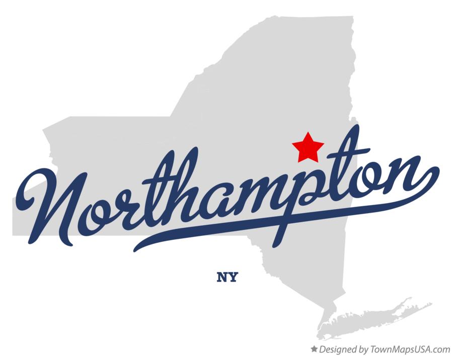 Map of Northampton New York NY